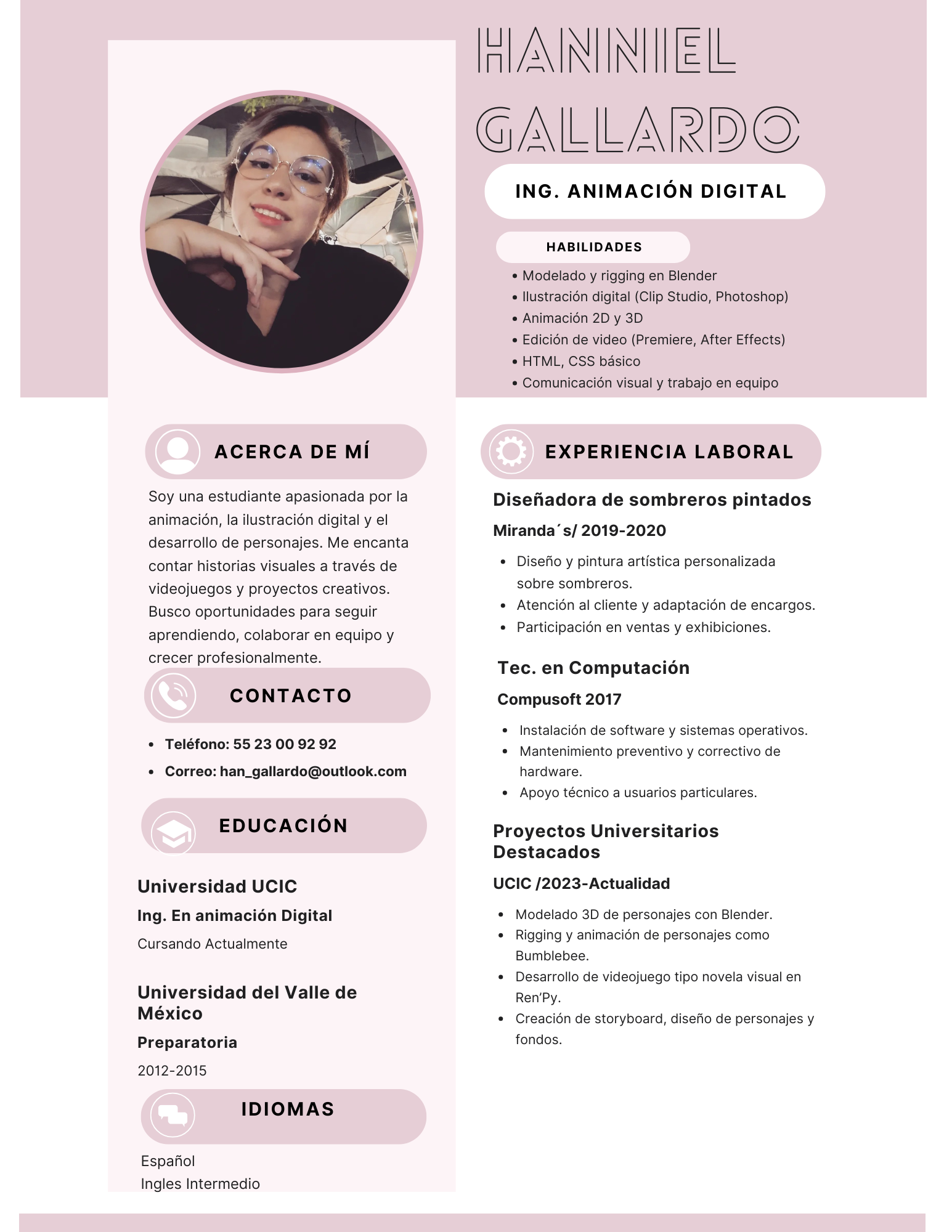 Currículum de Hanniel